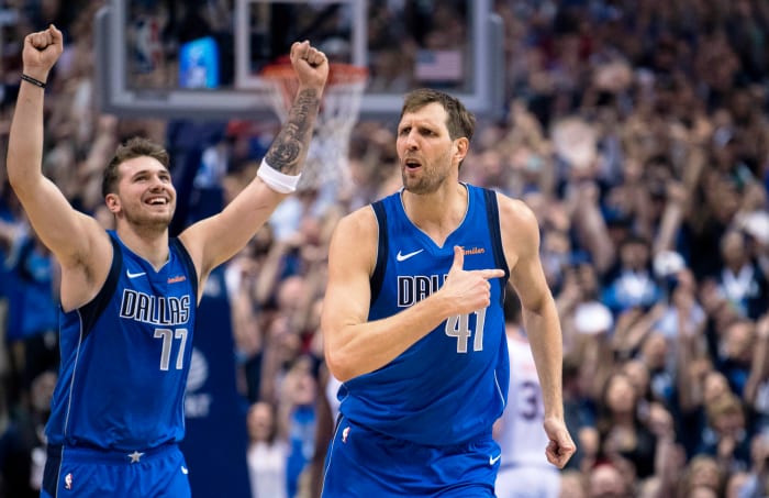 Luka Doncic Dirk Nowitzki